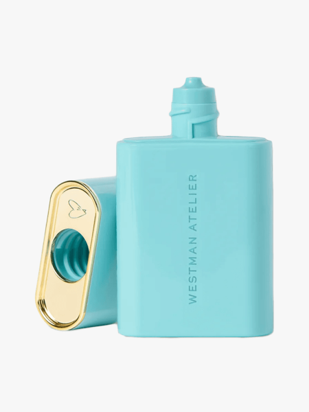 Westman Atelier Sun Tone Bronzing Drops in branded component on a light gray backround